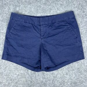 Lilly Pulitzer Shorts Womens 4 Navy Blue‎ Chino Short Casual Summer 4" Inseam
